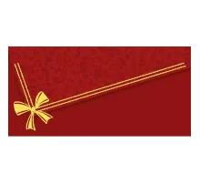 Конверт для денег Без названия!,10шт/уп бордо с золотым тиснением 1522-05