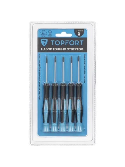 Набор отверток точных 5 шт Topfort (547205)