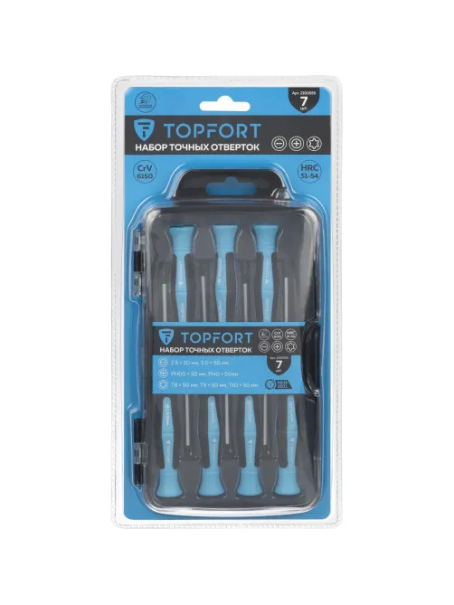 Набор отверток точных 7 шт Topfort (547107)