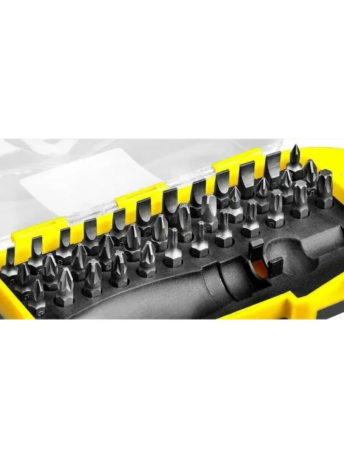 Отвертка реверсивная с насадками 46 шт  мм Stayer Compact-46 25084-H46