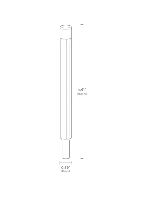 Отвертка с набором бит карманная Pocket Precision Screwdriver SE (чёрный)
