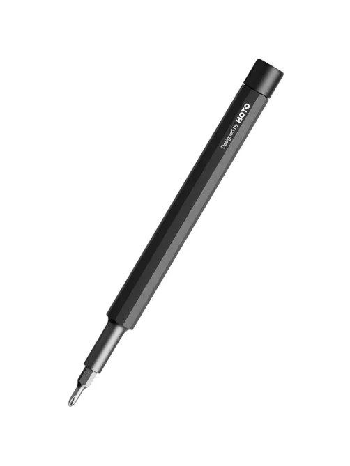Отвертка с набором бит карманная Pocket Precision Screwdriver SE (чёрный)