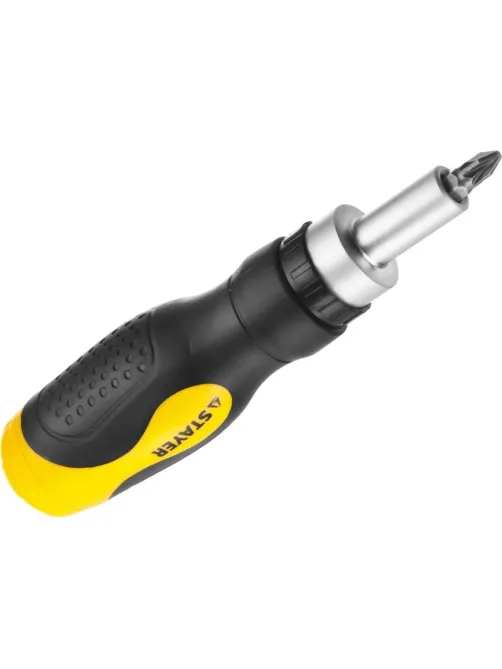 Отвертка реверсивная с насадками 46 шт  мм Stayer Compact-46 25084-H46