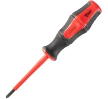 Отвертка диэлектрическая PZ1x80 серия ПРОФИ (КВТ) 78613