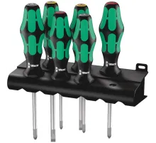Набор отверток 6 предм. WERA Kraftform Plus Lasertip 335/350/355/6 105622