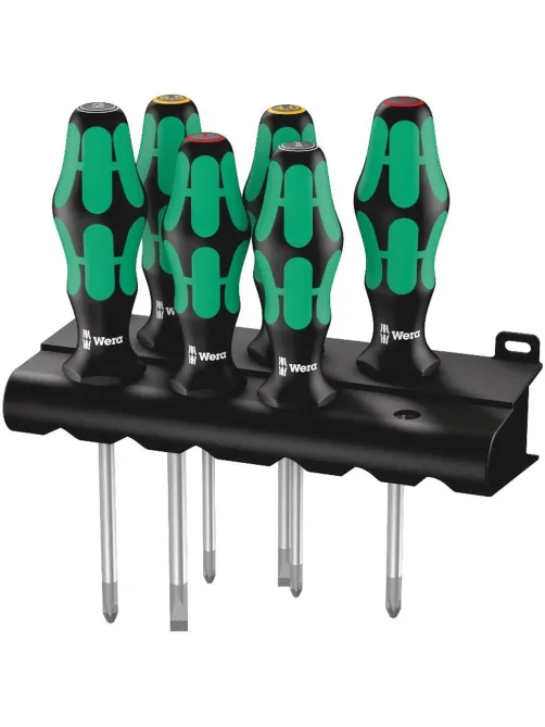 Набор отверток 6 предм. WERA Kraftform Plus Lasertip 335/350/355/6 105622
