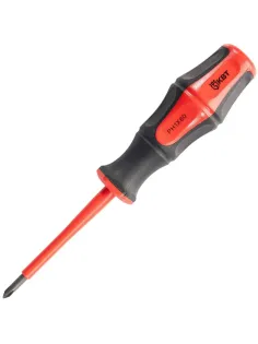 Отвертка диэлектрическая PH1x80 серия ПРОФИ (КВТ) 78611