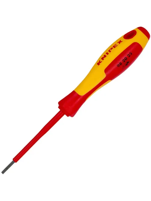 Отвертка диэлектрическая SL2.5x0.4 VDE KNIPEX KN-982025