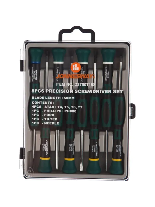 Набор отверток для точной механики TORX, 50 мм, 8 предметов D3750T18S