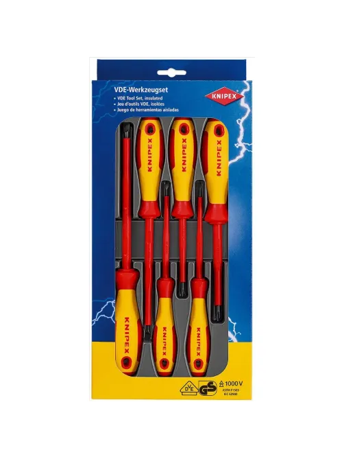 Набор отверток 6 предметов VDE KNIPEX KN-002012V01
