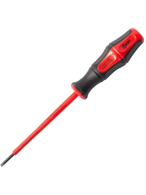 Отвертка диэлектрическая SL3.0x100 серия ПРОФИ (КВТ) 78608