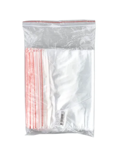 Пакет с замком (Zip Lock) Комус 20x30 см., 35мкм, 100 шт/уп