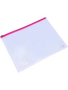 Папка-конверт на молнии zip   A4 РР  0,18 мм в ассортименте E38975
