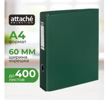 Папка на 4-х кольцах 60мм зеленая