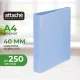 Папка на 2-х кольцах Attache Selection Breeze, А4, 700мкм, кор 27мм,рашпиль