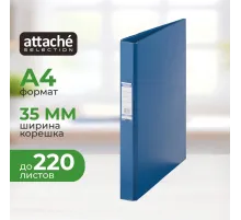 Папка на 2-х кольцах 35мм темно-синяя Россия