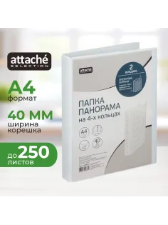 Папка на 4-х кольцах Панорама 40мм Россия