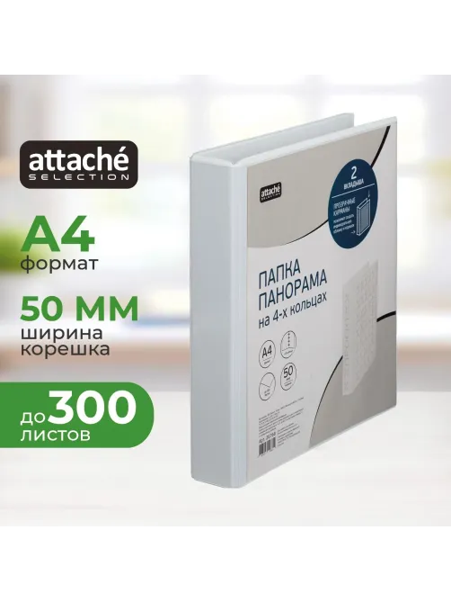 Папка на 4-х кольцах Панорама 50мм Россия