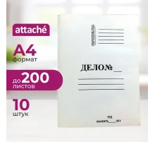 Папка-обложка Дело 440г/м2 немелованная, 10 шт уп