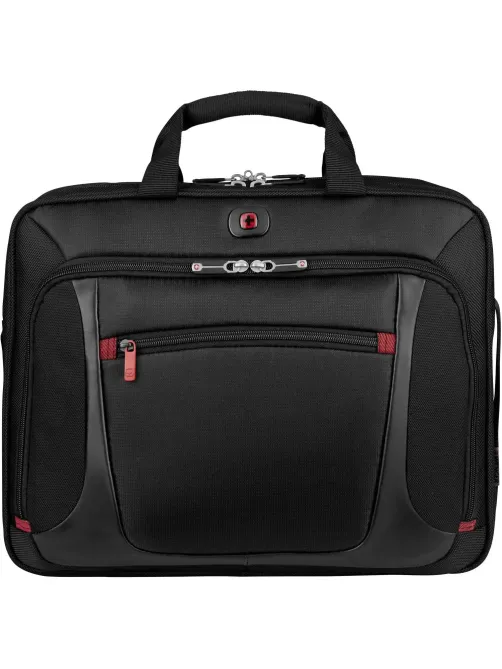 Портфель WENGER для ноутбука, черн, полиэстер/ПВХ, 40x15x33 см, 9 л 600643