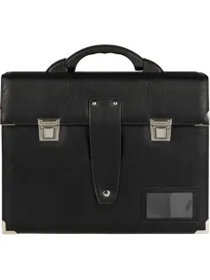 Портфель ГРИФ К мод. 1027/2 черный экокожа