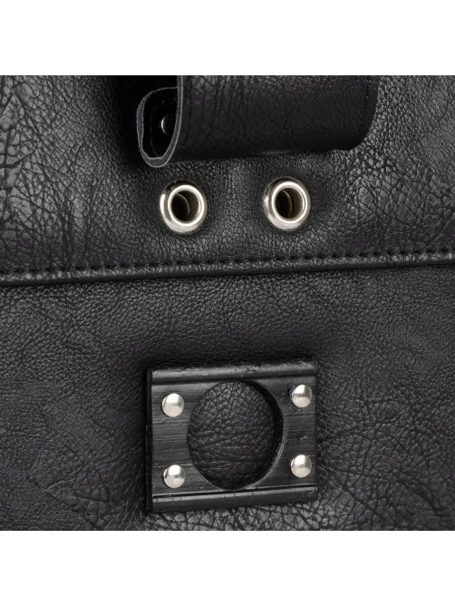 Портфель ГРИФ К мод. 1027/2 черный экокожа
