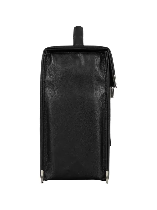 Портфель ГРИФ К мод. 1027/2 черный экокожа