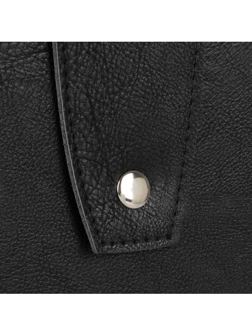 Портфель ГРИФ К мод. 1027/2 черный экокожа