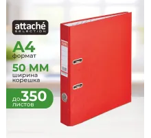 Папка-регистратор ECONOMY PLUS 50мм,крас,ПБП1,карм.ко,мет.уг