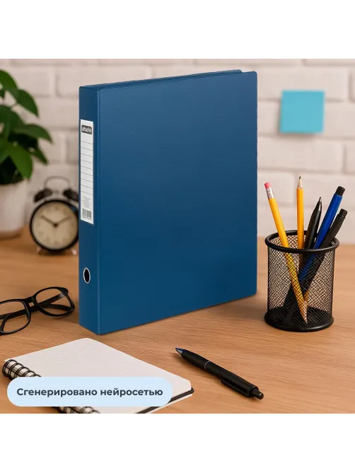 Папка-регистратор Attache_A3_верт.80мм синий, ПБП2,карм.кор