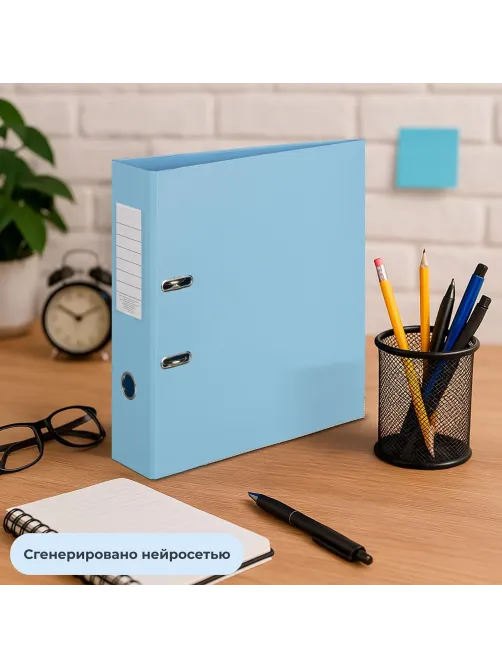 Папка-регистратор Attache Bright colours 80 мм мет. уг. голуб,ПБП2,карм.кор