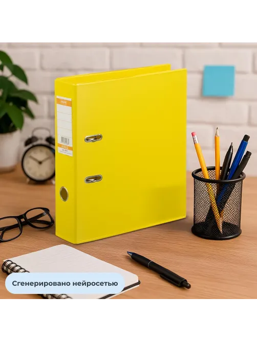 Папка-регистратор Attache Selection Strong Line 1450-06 70мм желт карм.кор