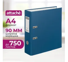Папка-регистратор с арочн.мех.AttacheSelection Экономи 90мм,син,ПБП1,карм.к