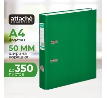 Папка-регистратор ECONOMY PLUS 50мм,зел,ПБП1,карм.кор,мет.уг