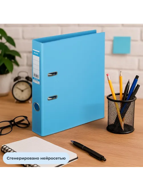Папка-регистратор Strong Line 50мм,небесн-голуб,ПБП2,карм.кор