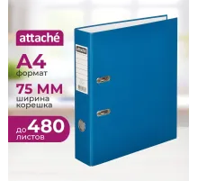 Папка-регистратор  75мм, cиний, ПБП1, карм.кор