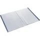 Папка файловая 40 файлов Attache Metallics А4, 800мкм, этикетка, синий