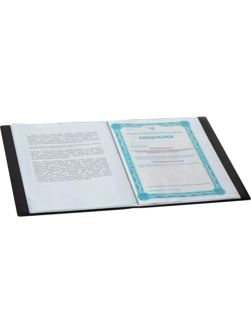 Папка файловая 40 ATTACHE 055-40Е черный