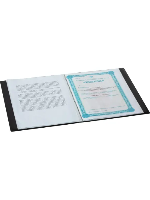 Папка файловая 100 ATTACHE 065-100Е черный