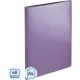 Папка файловая 40 файлов Attache Metallics А4, 800мкм, этикетка, сиреневый