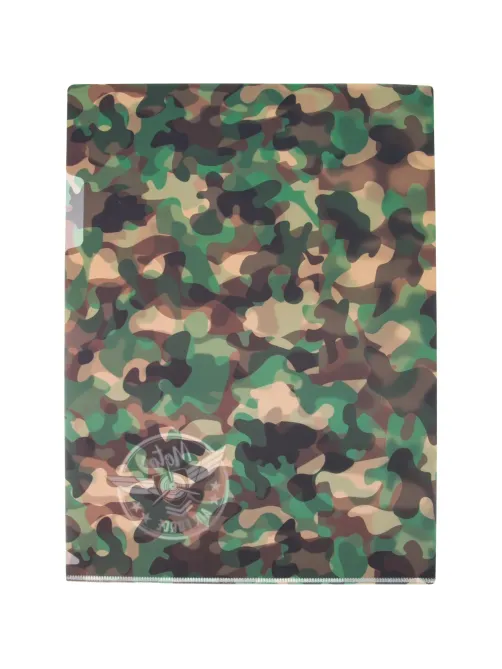 Папка уголок А4 №1 School Military (зелен) 2шт/уп