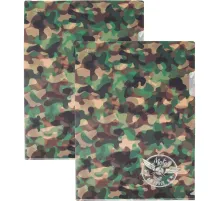 Папка уголок А4 №1 School Military (зелен) 2шт/уп