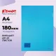 Папка уголок Комус А4 180мкм (синий)