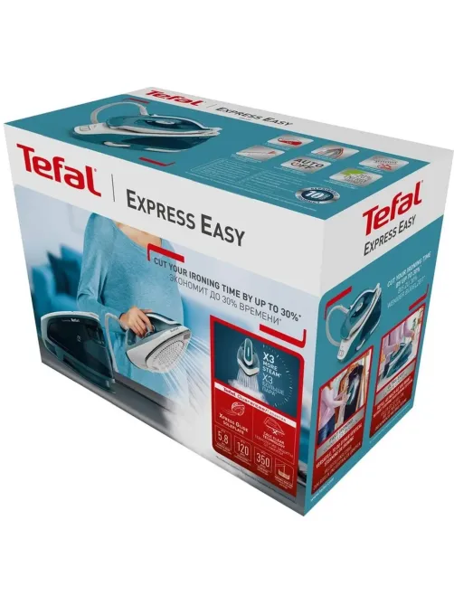 Парогенератор Tefal SV6131E0 2200Вт, 5,8Бар, белый/зелен