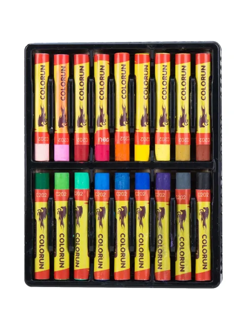 Пастель масляная Deli ColoRun 18 цв/наб EC20210