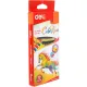 Пастель масляная Deli ColoRun 12цв, EC20200