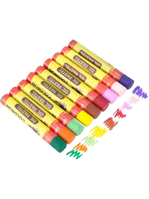 Пастель масляная Deli ColoRun 12цв, EC20200