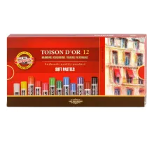 Пастель сухая худож. TOISON D`OR SOFT 8512 12цв/наб карт 8512012005KS