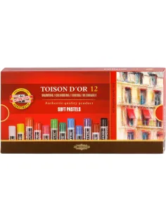 Пастель сухая худож. TOISON D`OR SOFT 8512 12цв/наб карт 8512012005KS
