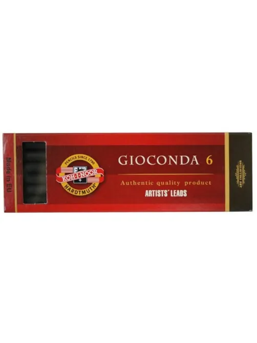 Уголь для рисования KOH-I-NOOR, GIOCONDA,кругл, черный цв.,6 шт в уп 8673/2